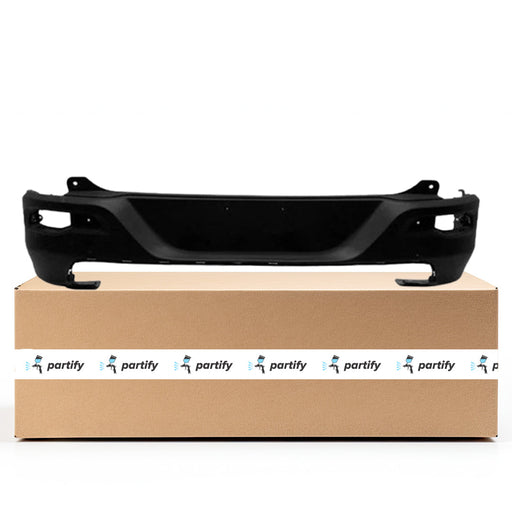 2014-2018 Jeep Cherokee Trailhawk CAPA Certified Rear Bumper W/O Advanced Park Assist System W/O Parking Sensors Textured - CH1100986-Partify-Painted-Replacement-Body-Parts