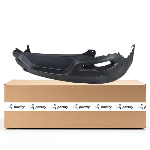 2014-2018 Jeep Cherokee Latitude/Latitude Plus/Limited/Limited Plus/Sport CAPA Certified Rear Bumper W/Adv Park Assist W/O Trailer Hitch Textured - CH1100A01-Partify-Painted-Replacement-Body-Parts