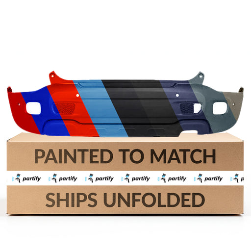 2015-2018 Jeep Renegade Rear Bumper With Sensor Holes & Without Trailer Hitch Hole - CH1100A16-Partify-Painted-Replacement-Body-Parts