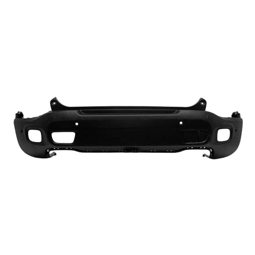 2015-2019 Jeep Renegade Trailhawk Rear Bumper W/O Towing Hitch W/Parking Sensor Holes Textured - CH1100A24-Partify-Painted-Replacement-Body-Parts