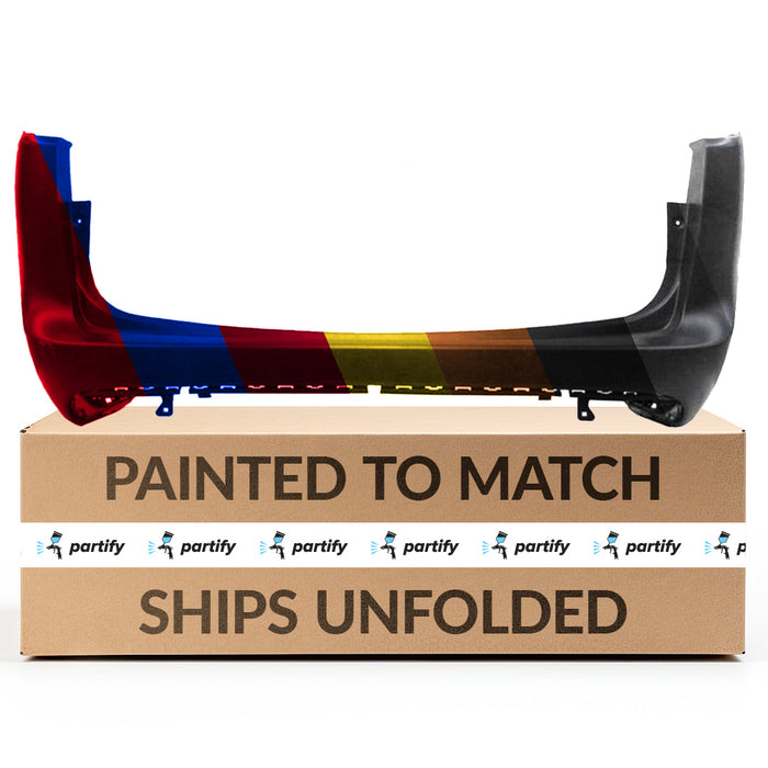 2017-2022 Chrysler Pacifica Non L/LX Rear Bumper Without Sensor Holes & Without Blind Spot Brackets - CH1100A29-Partify-Painted-Replacement-Body-Parts