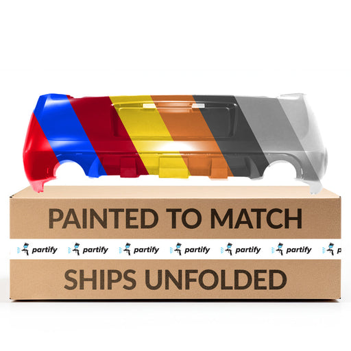 2012-2014 Chrysler 300 SRT8/SRT8 Core CAPA Certified Rear Bumper W/O Parking Sensors - CH1100A33-Partify-Painted-Replacement-Body-Parts