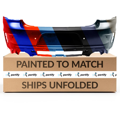 2020-2022 Dodge Charger Rear Bumper With Sensor Holes, For Wide Body- CH1100A56-Partify-Painted-Replacement-Body-Parts