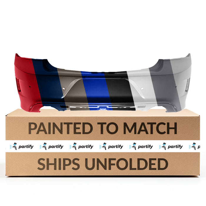 2015-2023 Dodge Charger Rear Bumper W/O Wide Body Option W/O Park Assist System W/Blind Spot Sensor - CH1100A66-Partify-Painted-Replacement-Body-Parts