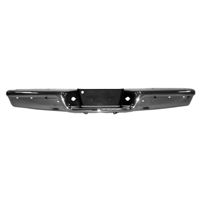 1997-2004 Dodge Dakota Rear Bumper Face Bar Step Type Includes Step Pad & Cover Bright - CH1102334-Partify-Painted-Replacement-Body-Parts