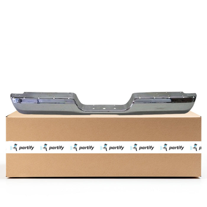 1995-2002 Dodge Ram 1500/2500/3500 CAPA Certified Rear Bumper Face Bar Factory Installed Chrome - CH1102344-Partify-Painted-Replacement-Body-Parts