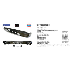 Rear Bumper Face Bar image