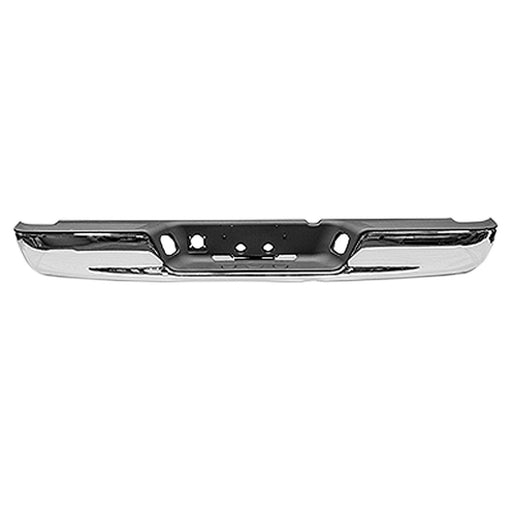 2002-2009 Dodge Ram 1500/2500/3500 Rear Bumper Assembly New Design Step Bumper Bright Includes Pad & Bumper Support & Brackets - CH1103108-Partify-Painted-Replacement-Body-Parts