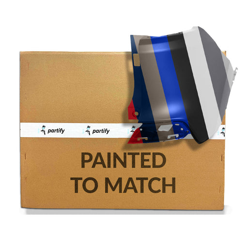 2019-2022 Jeep Cherokee Non Trailhawk Edition Passenger Side CAPA Certified Rear Upper Bumper End - CH1105805C-Partify-Painted-Replacement-Body-Parts