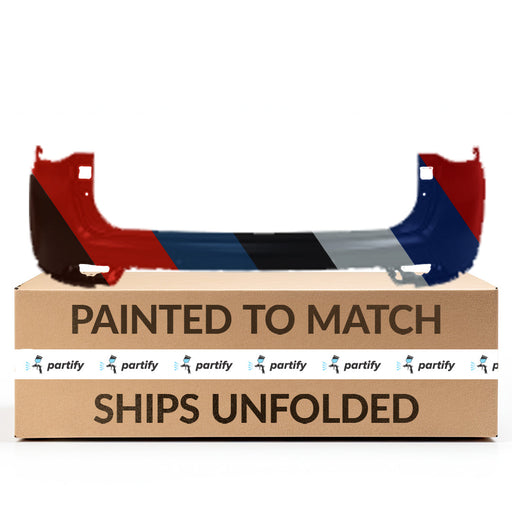 2022-2024 Jeep Compass Rear Upper Bumper - CH1114113-Partify-Painted-Replacement-Body-Parts