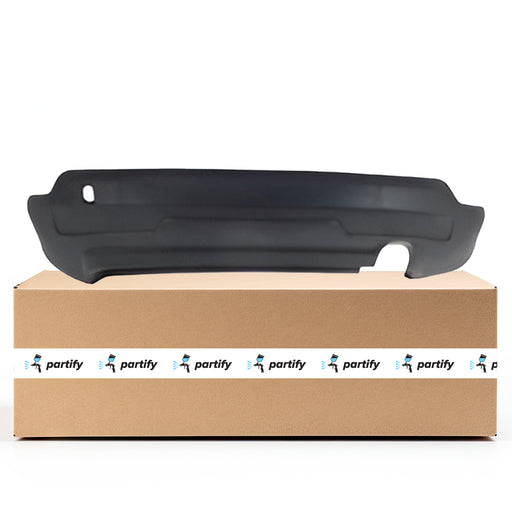 2011-2017 Jeep Compass MK Rear Lower Bumper With Tow Hook Hole - CH1115101-Partify-Painted-Replacement-Body-Parts