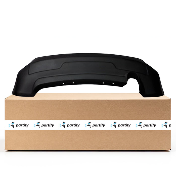 2011-2017 Jeep Compass MK Rear Lower Bumper Without Tow Hook Hole - CH1115102-Partify-Painted-Replacement-Body-Parts