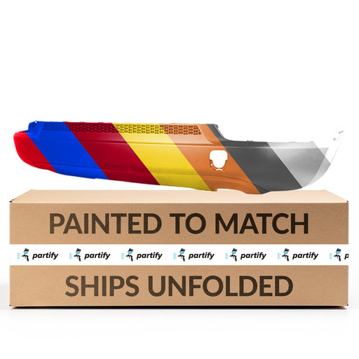 2017-2022 Jeep Compass Latitude/North/Sport CAPA Certified Rear Lower Bumper W/O Park Assist W/O Parksense W/O Towing Pkg - CH1115112-Partify-Painted-Replacement-Body-Parts