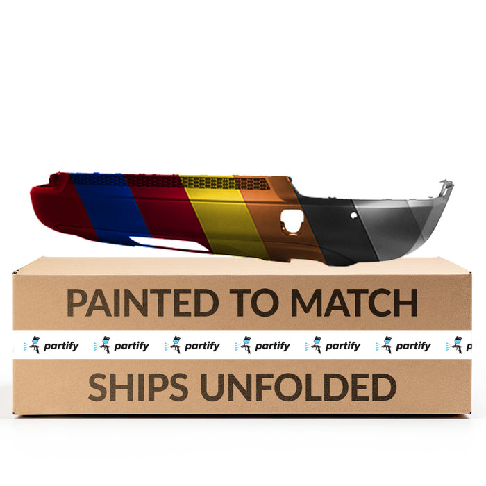 2017-2021 Jeep Compass Latitude/North/Sport Rear Lower Bumper W/O Park Assist W/Parksense W/Towing Pkg - CH1115116-Partify-Painted-Replacement-Body-Parts