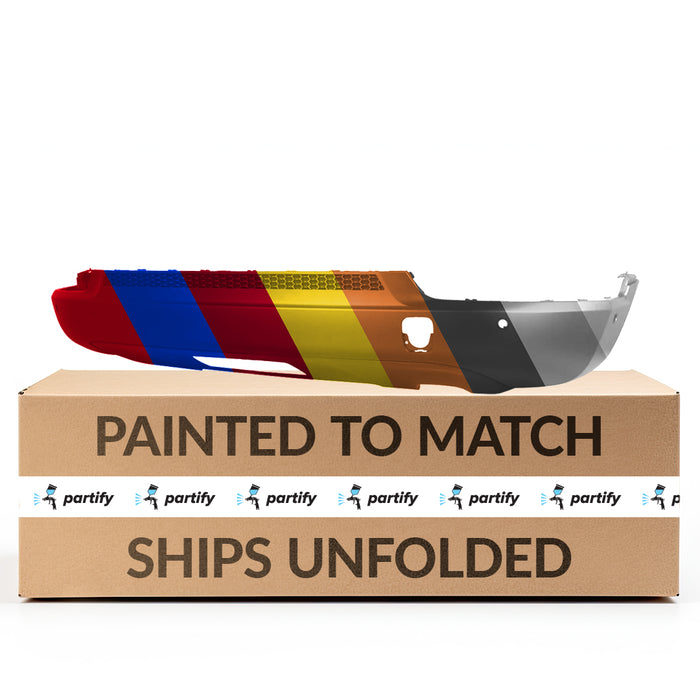 2017-2021 Jeep Compass Latitude/North/Sport CAPA Certified Rear Lower Bumper W/Park Assist W/Parksense W/Towing Pkg - CH1115119-Partify-Painted-Replacement-Body-Parts