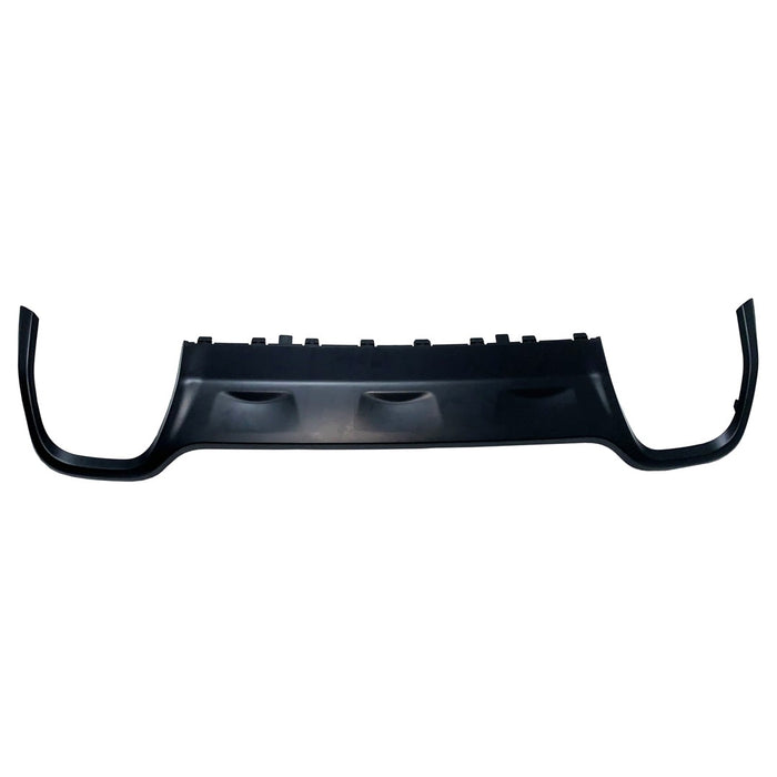 2014-2018 Jeep Cherokee Limited/Limited Plus/Limited Premium/Overland Rear Bumper Valance/Grille Kit Dual Exh Panel - CH1195146-Partify-Painted-Replacement-Body-Parts