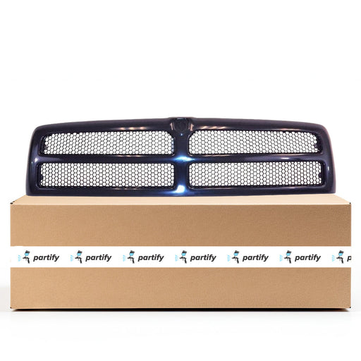 1994-1998 Dodge Ram 1500/2500/3500 CAPA Certified Grille Black Assembly - CH1200188-Partify-Painted-Replacement-Body-Parts