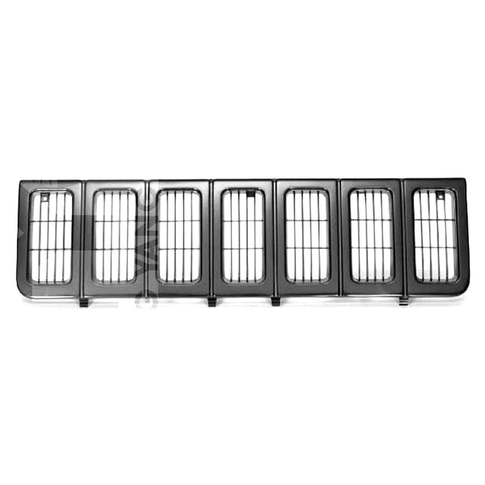 1996-1998 Jeep Grand Cherokee Grille & Silver Paint To Match Assembly - CH1200193-Partify-Painted-Replacement-Body-Parts