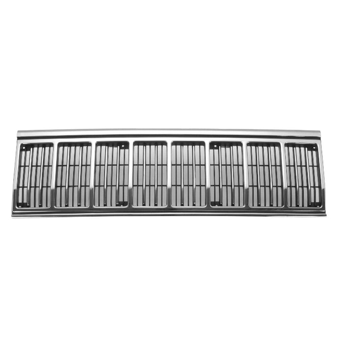 1991-1996 Jeep Cherokee CAPA Certified Grille Bright Assembly - CH1200196-Partify-Painted-Replacement-Body-Parts