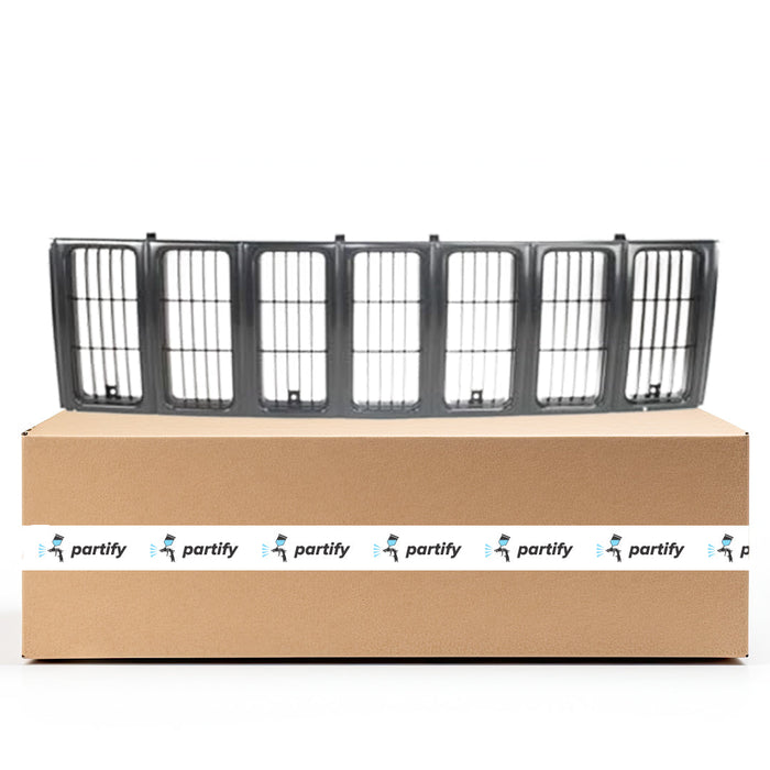 1997-2001 Jeep Cherokee CAPA Certified Grille Country Black Assembly - CH1200209-Partify-Painted-Replacement-Body-Parts