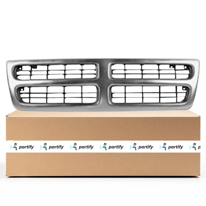 1998-2003 Dodge B1500/B2500/B3500/Ram 1500 Van/Ram 2500 Van/Ram 3500 Van CAPA Certified Grille Black Assembly - CH1200230-Partify-Painted-Replacement-Body-Parts