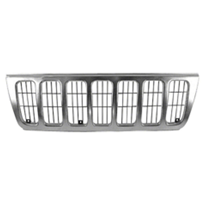 1999-2003 Jeep Grand Cherokee Laredo/Sport Grille W/Center Insert Assembly - CH1200234-Partify-Painted-Replacement-Body-Parts