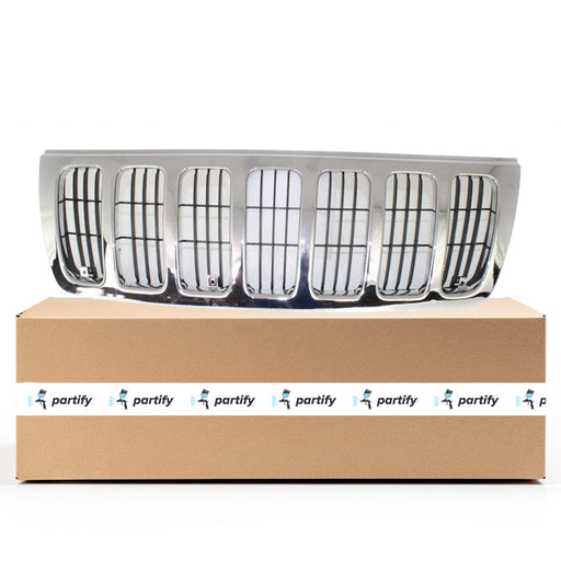 1999-2003 Jeep Grand Cherokee Laredo/Sport CAPA Certified Grille W/Center Insert Assembly - CH1200234-Partify-Painted-Replacement-Body-Parts