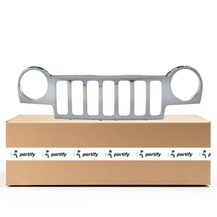 Jeep Liberty Grille All Chrome Without Insert - CH1200256