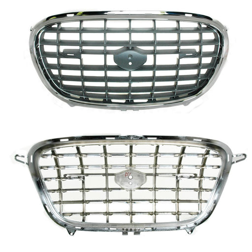 2002-2004 Chrysler Concorde Grille Dark Argent W/Bright Frame Assembly - CH1200258-Partify-Painted-Replacement-Body-Parts