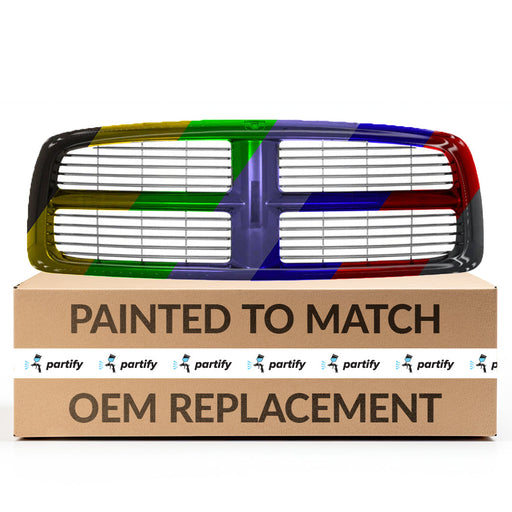 2002-2005 Dodge Ram Grille - CH1200259-Partify-Painted-Replacement-Body-Parts