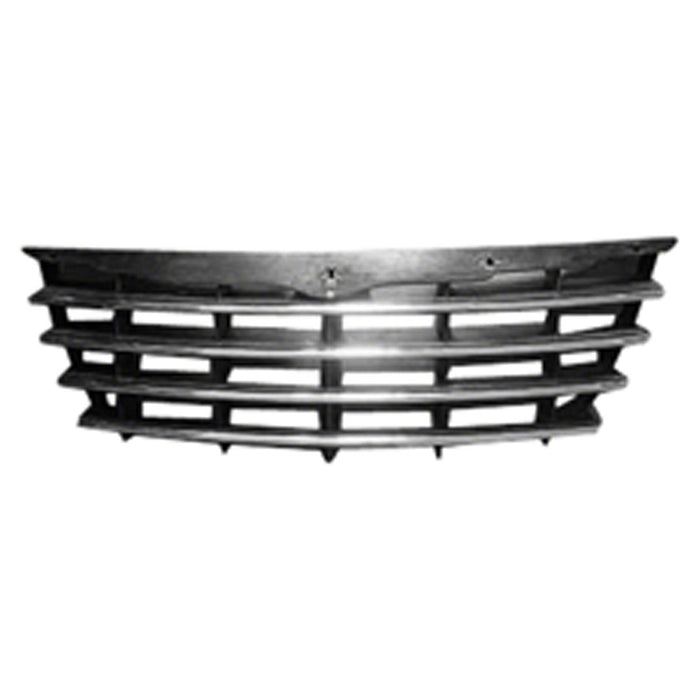 2005-2007 Chrysler Town & Country Grille W/Fog Lamps Chr-Blk Textured Assembly - CH1200316-Partify-Painted-Replacement-Body-Parts