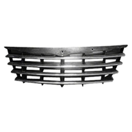 2005-2007 Chrysler Town & Country Grille W/Fog Lamps Chr-Blk Textured Assembly - CH1200316-Partify-Painted-Replacement-Body-Parts