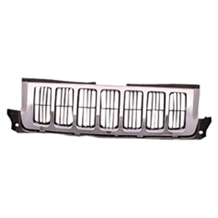 2011-2013 Jeep Grand Cherokee Laredo/Laredo E/Laredo X/Limited/Limited Premium Grille Assembly - CH1200341-Partify-Painted-Replacement-Body-Parts