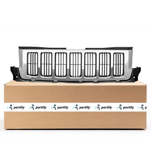 2011-2013 Jeep Grand Cherokee Laredo/Laredo E/Laredo X/Limited/Limited Premium CAPA Certified Grille Assembly - CH1200341-Partify-Painted-Replacement-Body-Parts