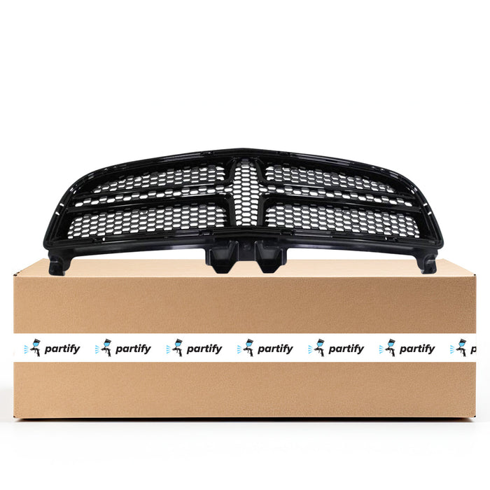 2012-2014 Dodge Charger SRT8 CAPA Certified Grille Assembly - CH1200364-Partify-Painted-Replacement-Body-Parts