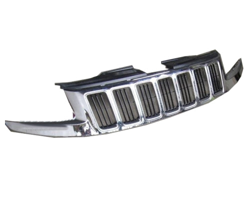 2014-2016 Jeep Grand Cherokee Grille Louvered Style Assembly Assembly - CH1200382-Partify-Painted-Replacement-Body-Parts