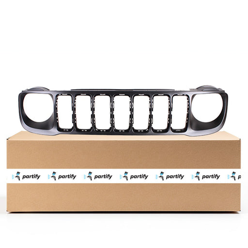 2019-2023 Jeep Renegade 80th Anniversary/Altitude/High Altitude/Islander/Jeepster/Latitude/North/Red/Sport/Trailhawk/Trailhawk Elite/Upland CAPA Certified Grille - CH1200438-Partify-Painted-Replacement-Body-Parts