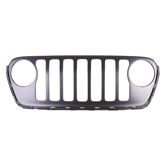 2018-2023 Jeep Wrangler Grille W/Chrome Trim Assembly - CH1200440-Partify-Painted-Replacement-Body-Parts