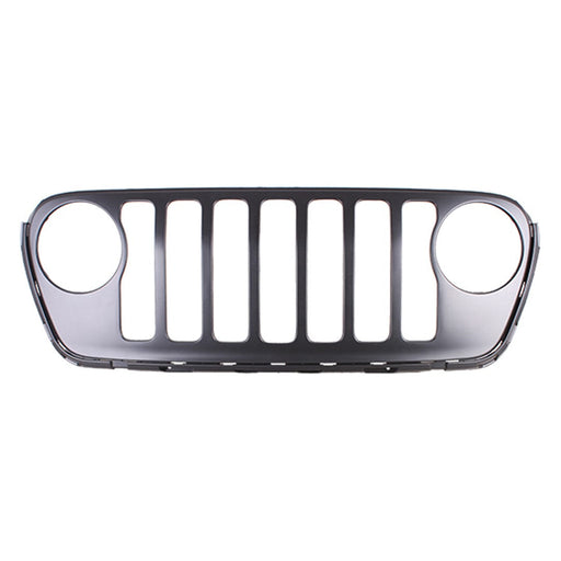 2018-2023 Jeep Wrangler Grille W/Chrome Trim Assembly - CH1200440-Partify-Painted-Replacement-Body-Parts