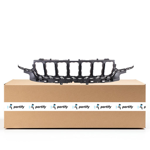 2021-2024 Jeep Grand Cherokee/Cherokee L CAPA Certified Grille Partial Texture Black Assembly - CH1200447-Partify-Painted-Replacement-Body-Parts