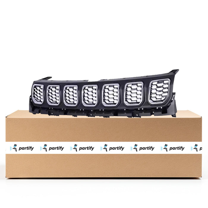 2022-2023 Jeep Compass CAPA Certified Grille - CH1200451-Partify-Painted-Replacement-Body-Parts