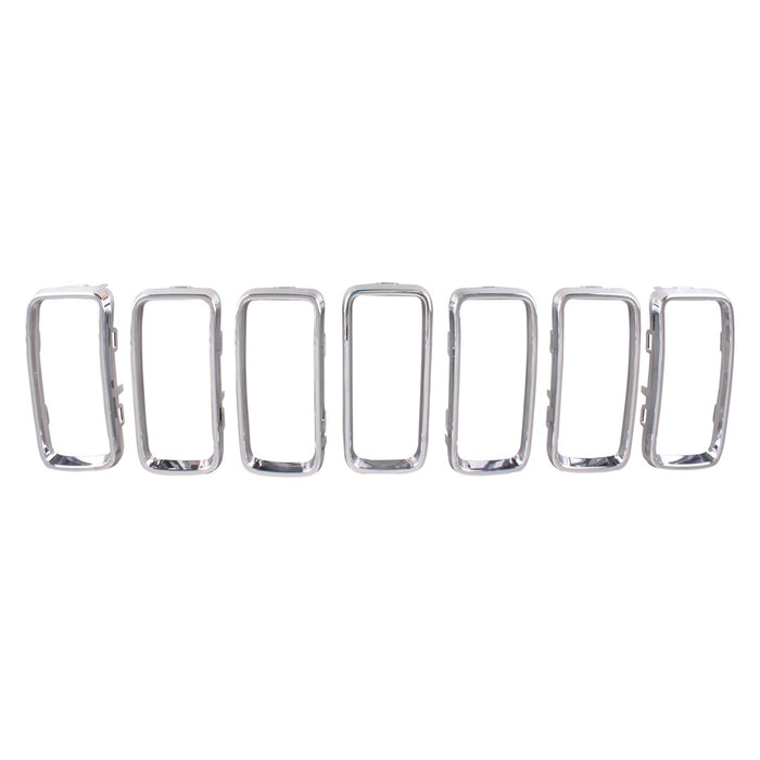 2019-2023 Jeep Renegade Altitude/High Altitude/Jeepster/Latitude/Limited/North/Sport Grille Molding Chrome - CH1210141-Partify-Painted-Replacement-Body-Parts