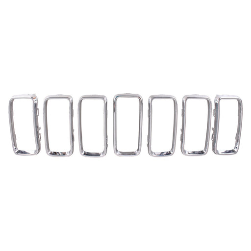 2019-2023 Jeep Renegade Altitude/High Altitude/Jeepster/Latitude/Limited/North/Sport Grille Molding Chrome - CH1210141-Partify-Painted-Replacement-Body-Parts