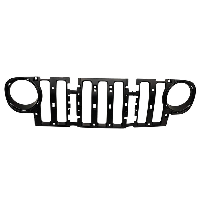 2020-2023 Jeep Gladiator/Wrangler Unlimited High Altitude 4xe/Unlimited Rubicon 4xe/Unlimited Sahara 4xe Grille Molding W/Off Road Camera Trim Ring Kit - CH1210147-Partify-Painted-Replacement-Body-Parts
