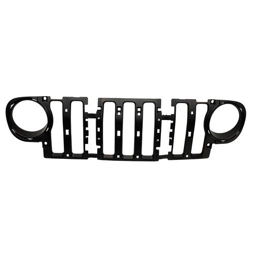 2020-2023 Jeep Gladiator/Wrangler Unlimited High Altitude 4xe/Unlimited Rubicon 4xe/Unlimited Sahara 4xe Grille Molding W/Off Road Camera Trim Ring Kit - CH1210147-Partify-Painted-Replacement-Body-Parts