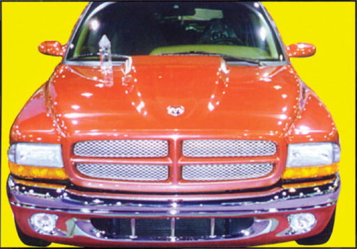 1998-2003 Dodge Dakota Hood W/Cowl Induction Reflexxion Brand - CH1230209-Partify-Painted-Replacement-Body-Parts