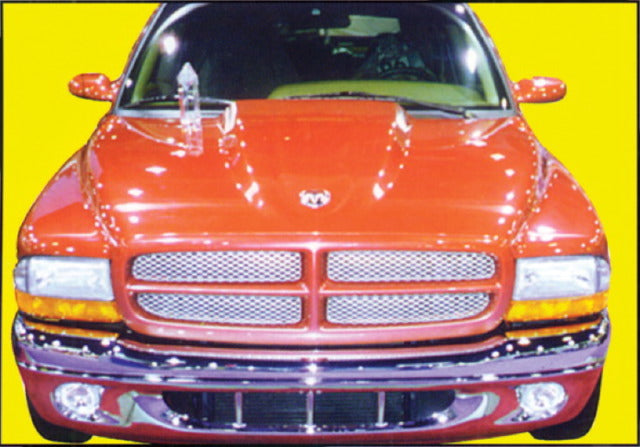 1998-2003 Dodge Dakota CAPA Certified Hood W/Cowl Induction Reflexxion Brand - CH1230209-Partify-Painted-Replacement-Body-Parts