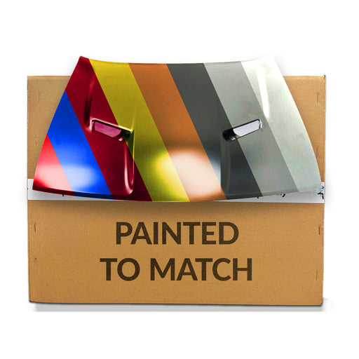 2015-2023 Dodge Challenger R/T/R/T Plus/SXT/SXT Plus CAPA Certified Hood Dual Scoop Design Steel - CH1230309-Partify-Painted-Replacement-Body-Parts