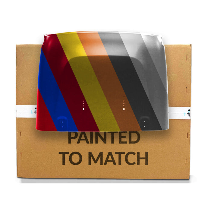 2018-2024 Jeep Gladiator/Wrangler Sport/Sport S/Sport/Sport S/Unlimited Sahara CAPA Certified Hood Steel - CH1230327-Partify-Painted-Replacement-Body-Parts