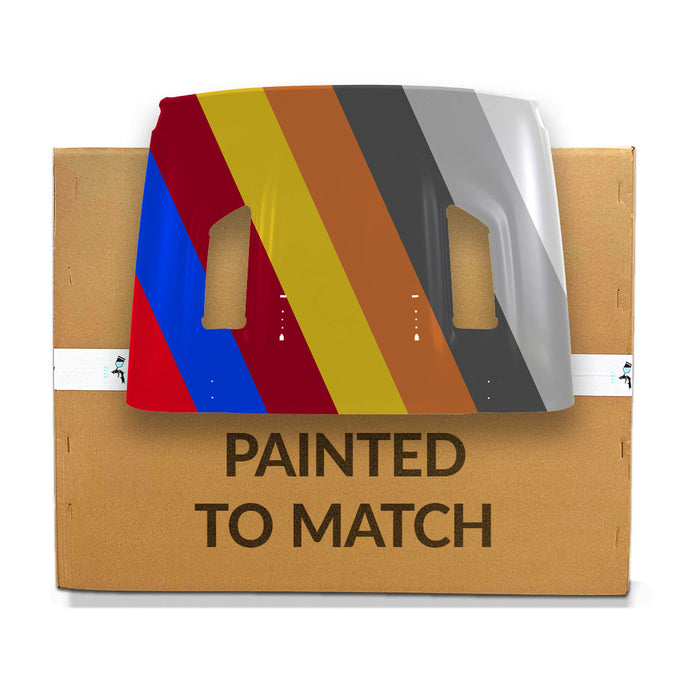 2018-2024 Jeep Gladiator/Wrangler Rubicon/Rubicon Deluxe/Rubicon X/Unlimited Moab/Unlimited Rubicon/Rubicon/Rubicon X CAPA Certified Hood Steel - CH1230329-Partify-Painted-Replacement-Body-Parts